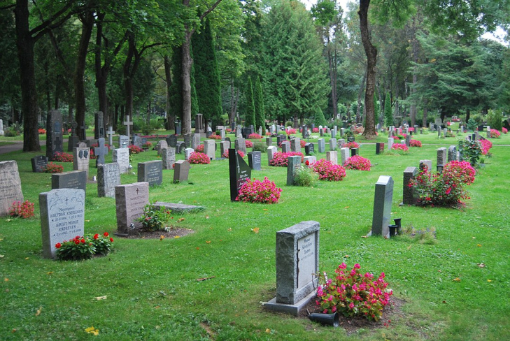 Uroczystość Wszystkich Świętych na cmentarzu Vestre Gravlund