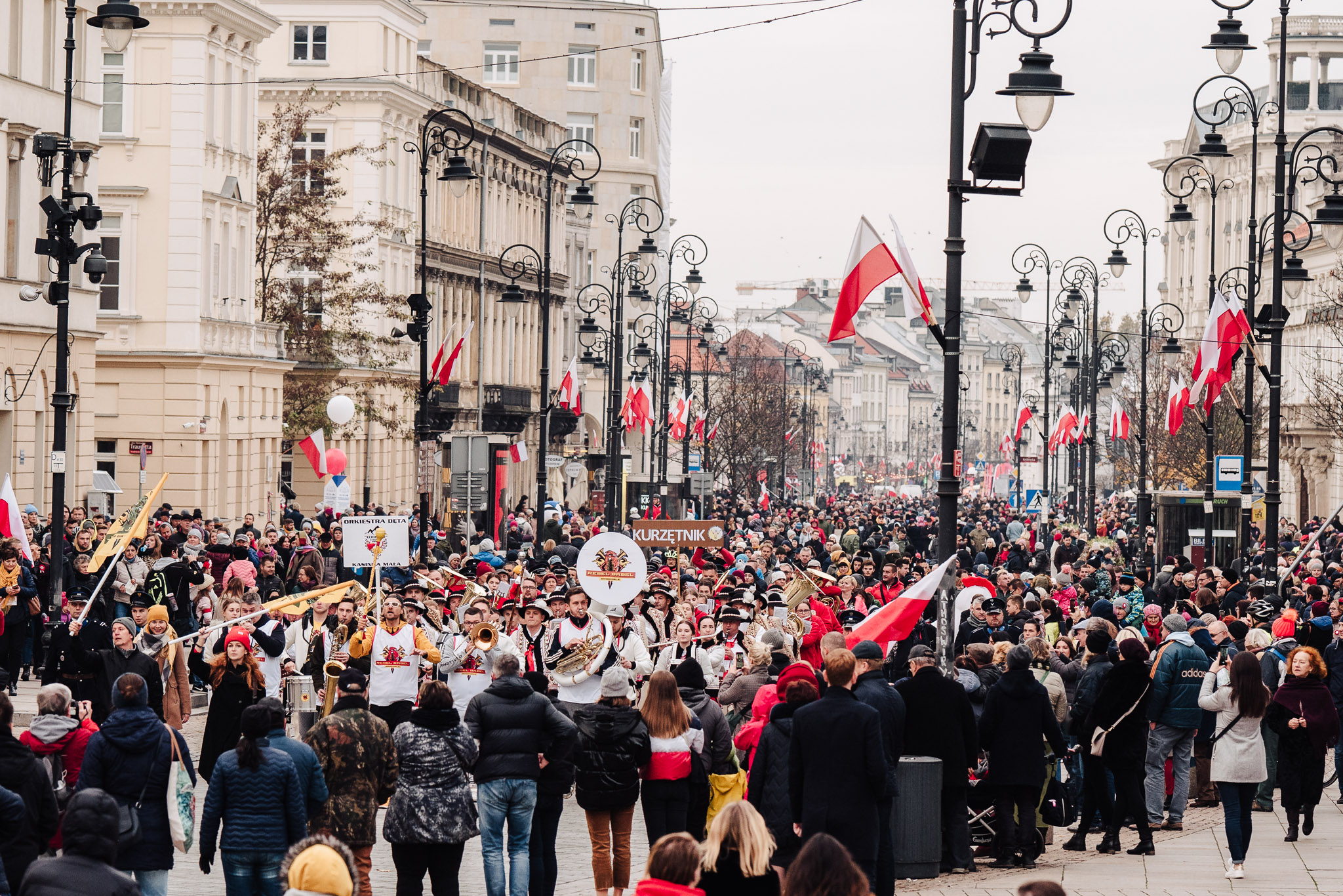 „Niepodległa do Hymnu!”: wspólne śpiewanie Mazurka Dąbrowskiego