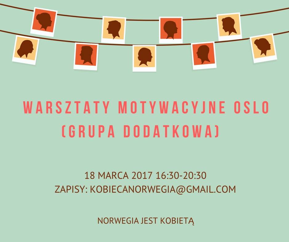 Norwegia jest Kobietą - warsztaty motywacyjne 