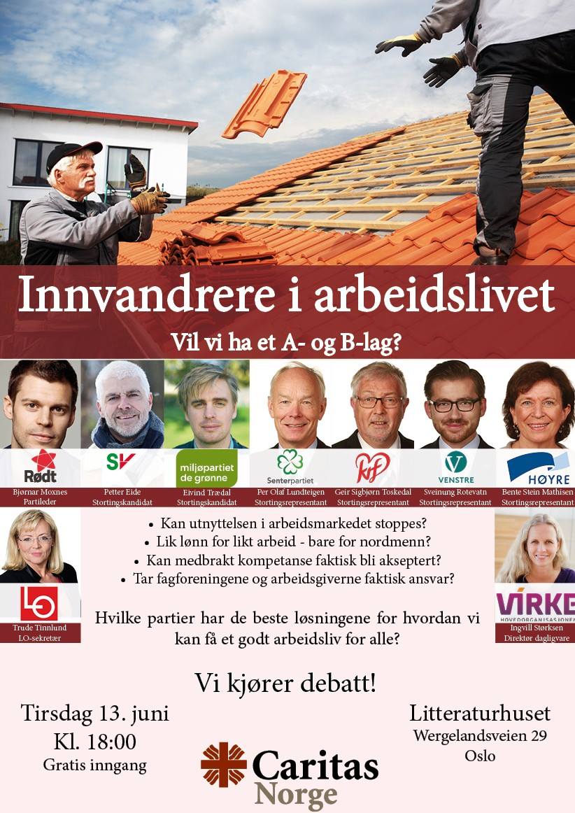 Imigranci na rynku pracy - debata w Oslo