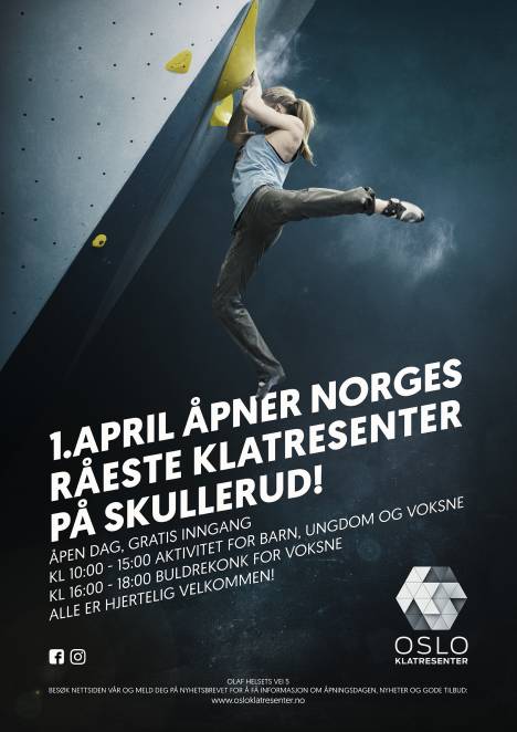Dni otwarte Centrum Wspinaczkowego w Oslo!