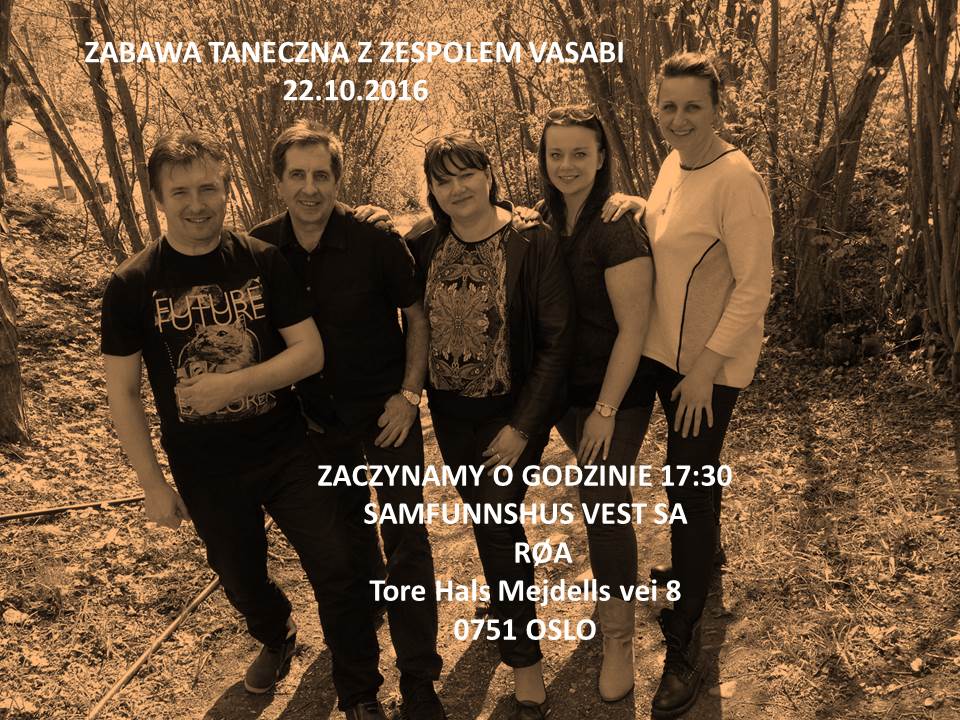 ZABAWA TANECZNA Z ZESPOŁEM VASABI