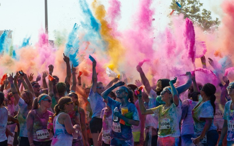 Bieg Kolorów Color Me Rad w Oslo 