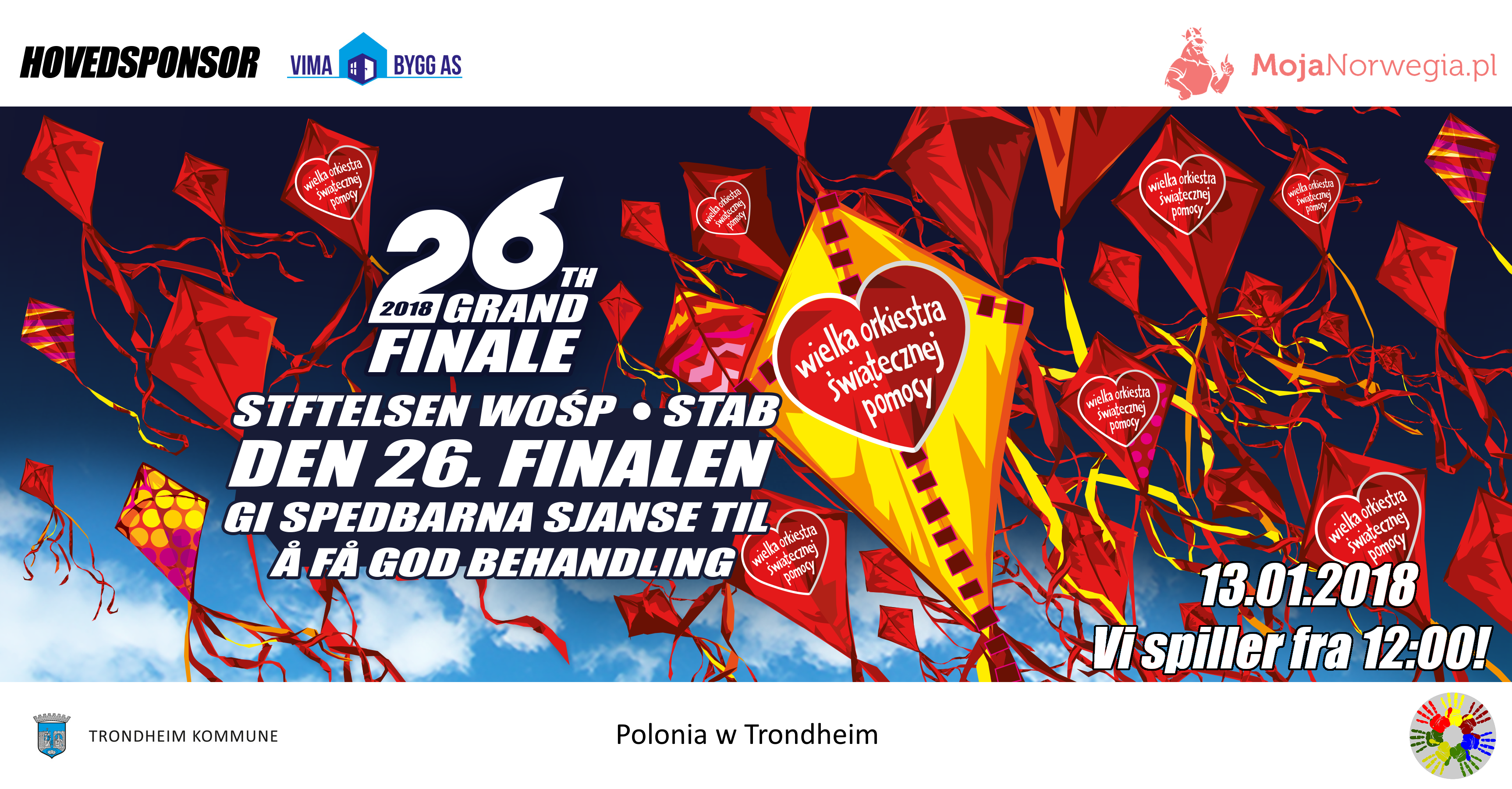 Finał WOŚP w Trondheim