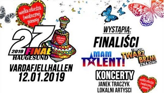 27 finał WOŚP w Haugesund