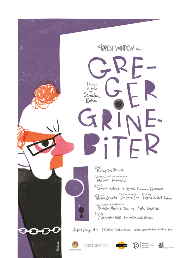 "Greger Grinebiter" av Open Window Theatre 