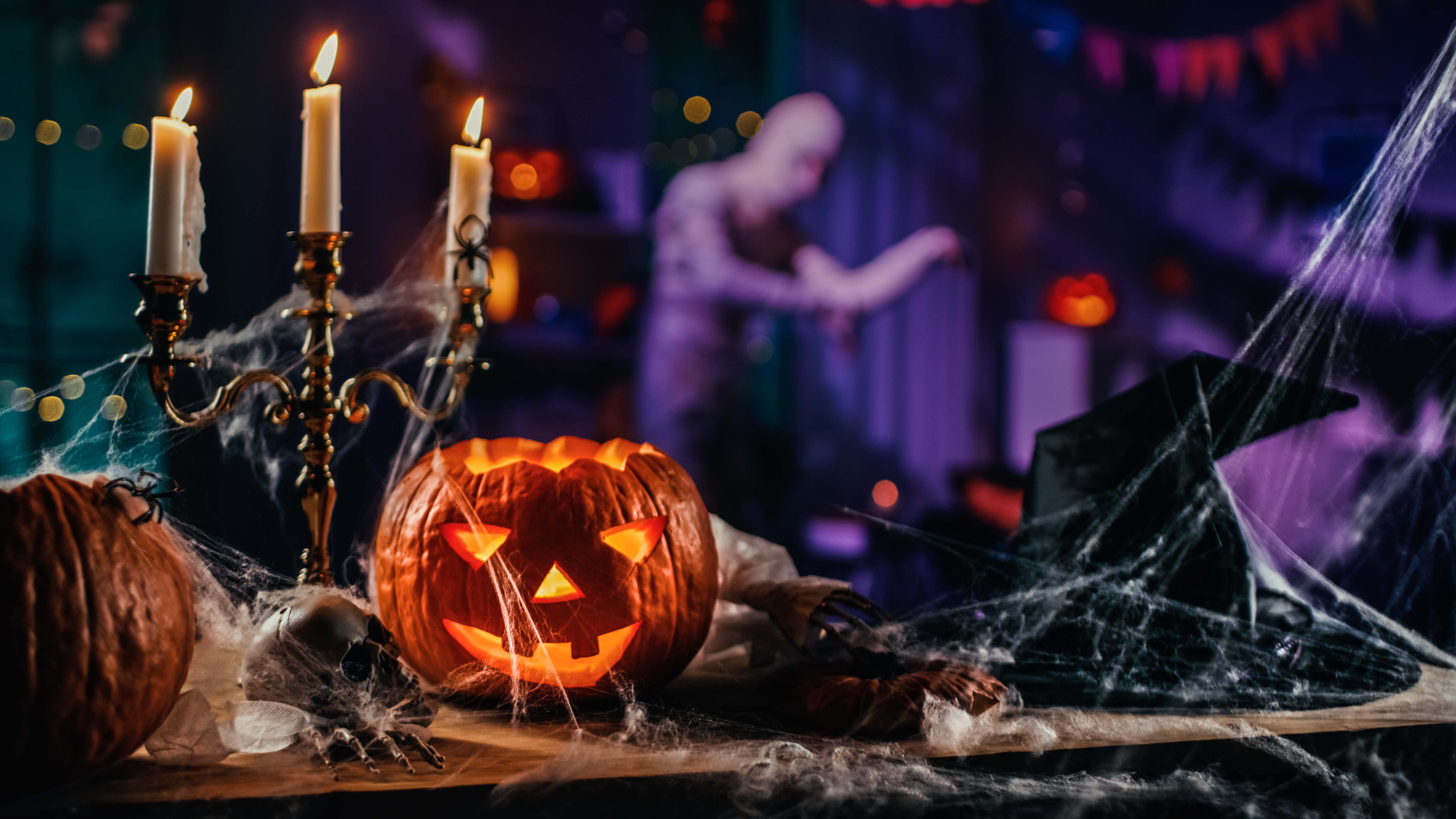 Halloweenowy teatr plenerowy