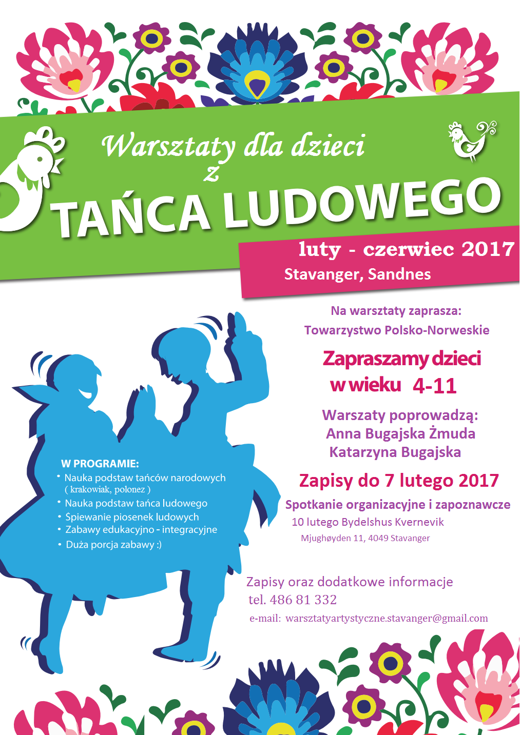 Kurs tańca ludowego dla dzieci 