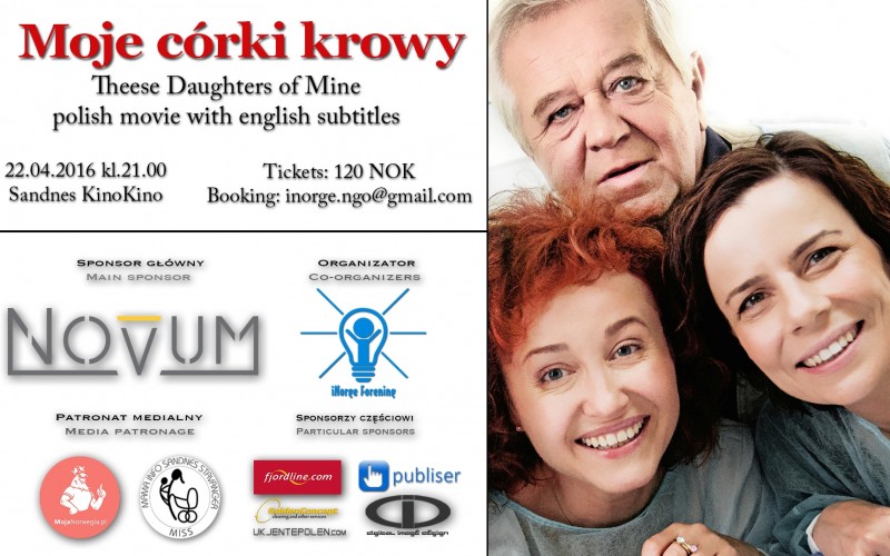 Pokaz filmu „Moje córki krowy” w Sandnes