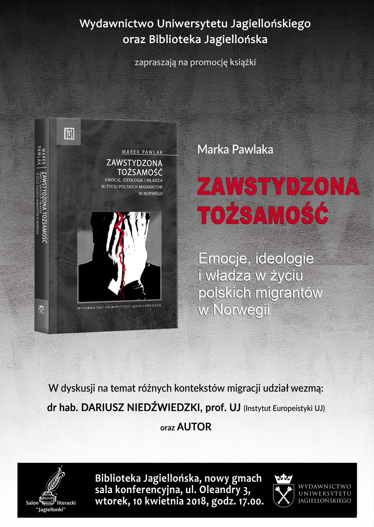 Spotkanie z autorem książki "Zawstydzona tożsamość"