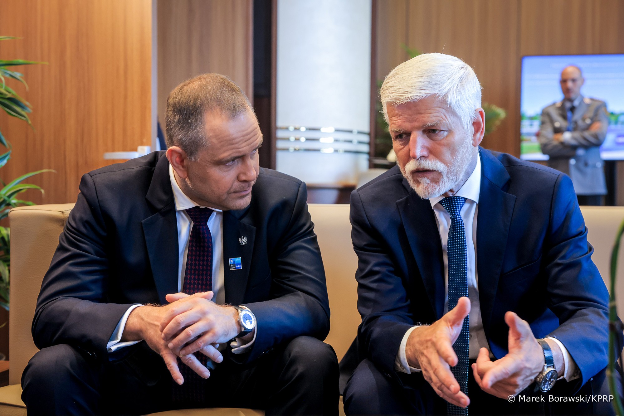 Karol Nawrocki i Petr Pavel podczas szczytu w Ankarze.