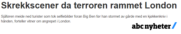 Dramatyczne sceny podczas ataku terrorystycznego w Londynie.