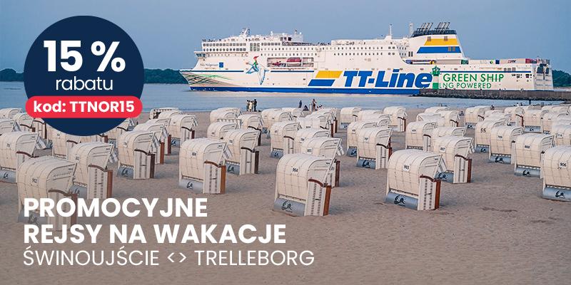 Promocyjne rejsy na wakacje w TT-Line