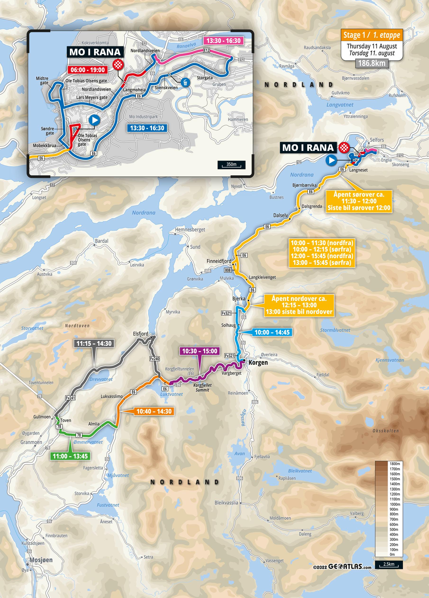 Mapa etapu 1