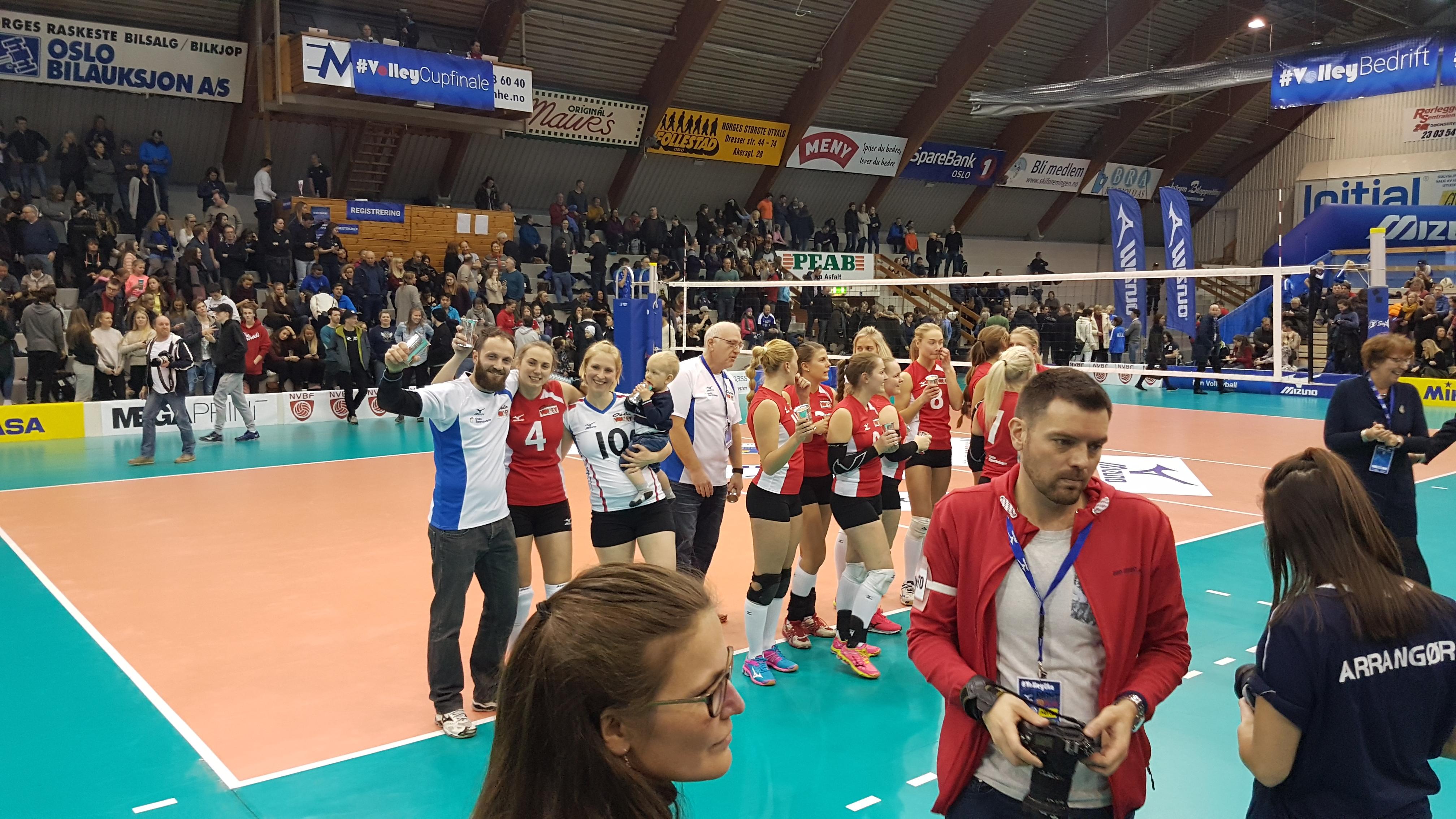 Finał Pucharu Norwegii: Oslo Volley vs. Randaberg.