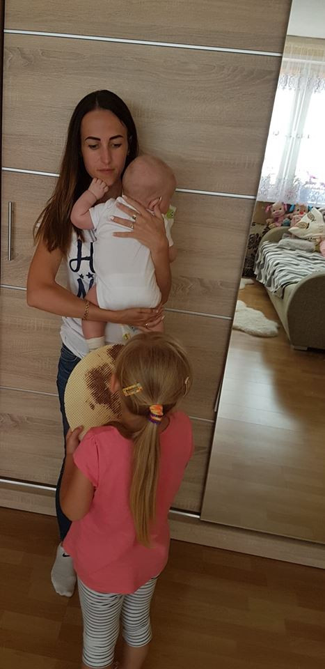 Małgorzata z Filipem i Sarą.