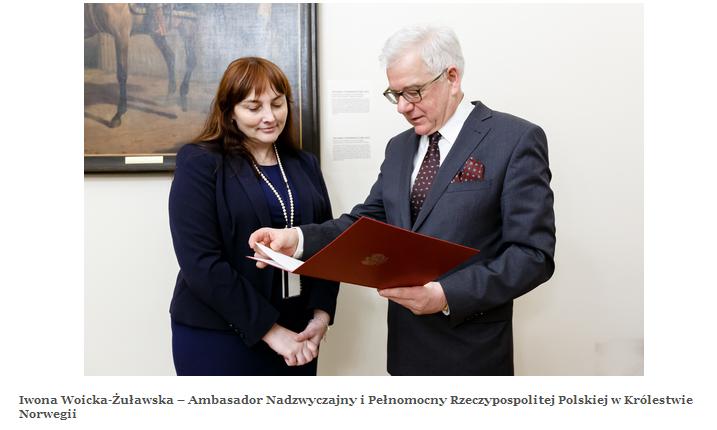 Nominację wręczył nowy minister Spraw Zagranicznych