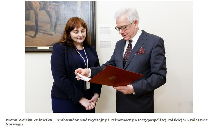 Nominację wręczył nowy minister Spraw Zagranicznych