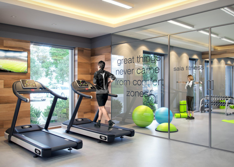 W budynkach ATAL Baltica Towers dostępne będą m.in. strefy sportowe.