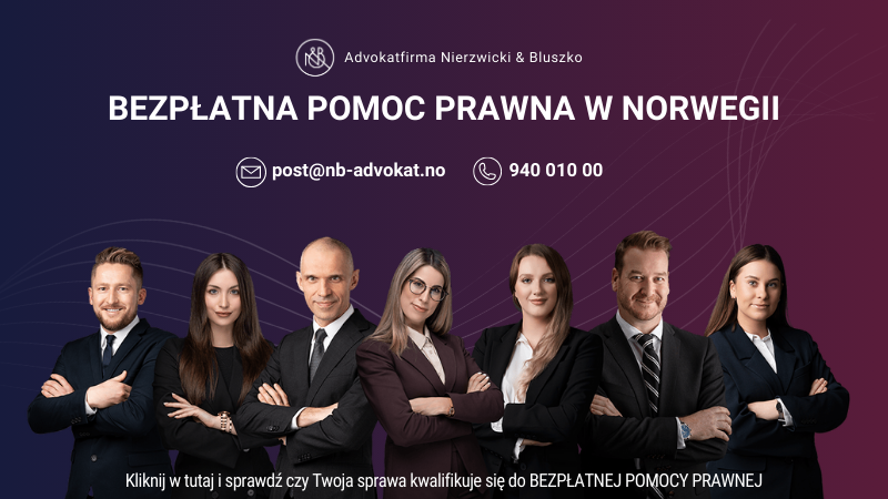 Bezpłatna pomoc prawna w Norwegii