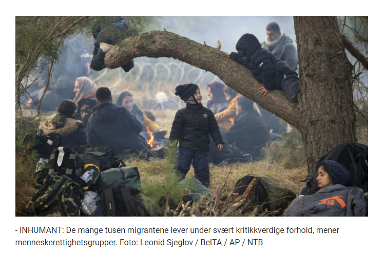 Norweskie media przypominają, że w fali migrantów znajdują się kobiety i dzieci.