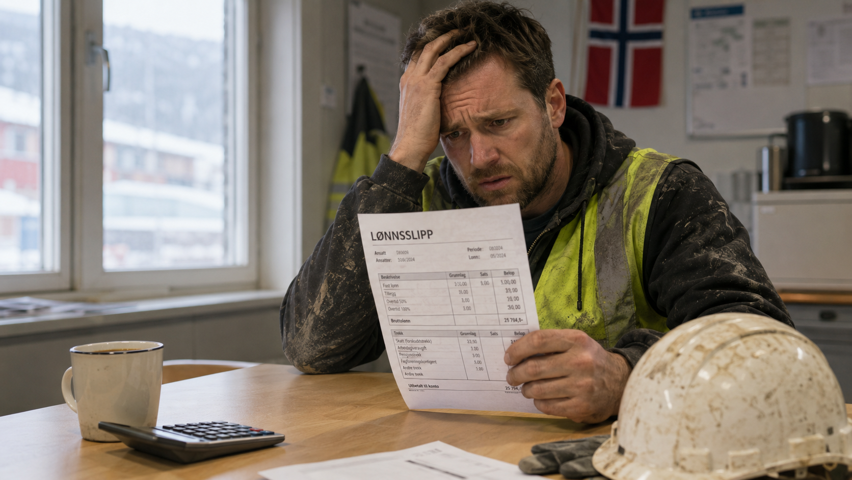 Jak czytać lønnsslipp?