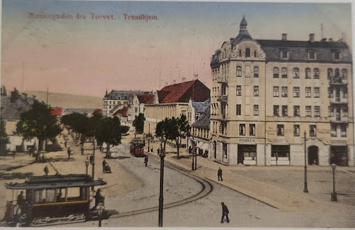Tramwaj w Trondheim.