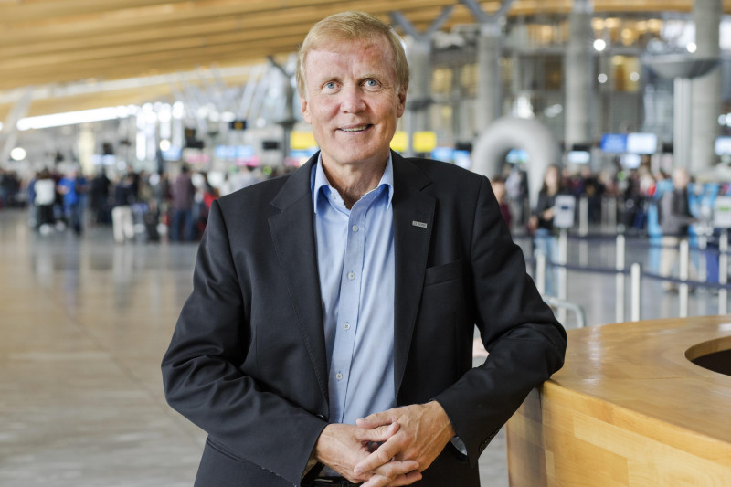 Na zdjęciu: Dag Falk-Petersen, szefa koncernu Avinor.