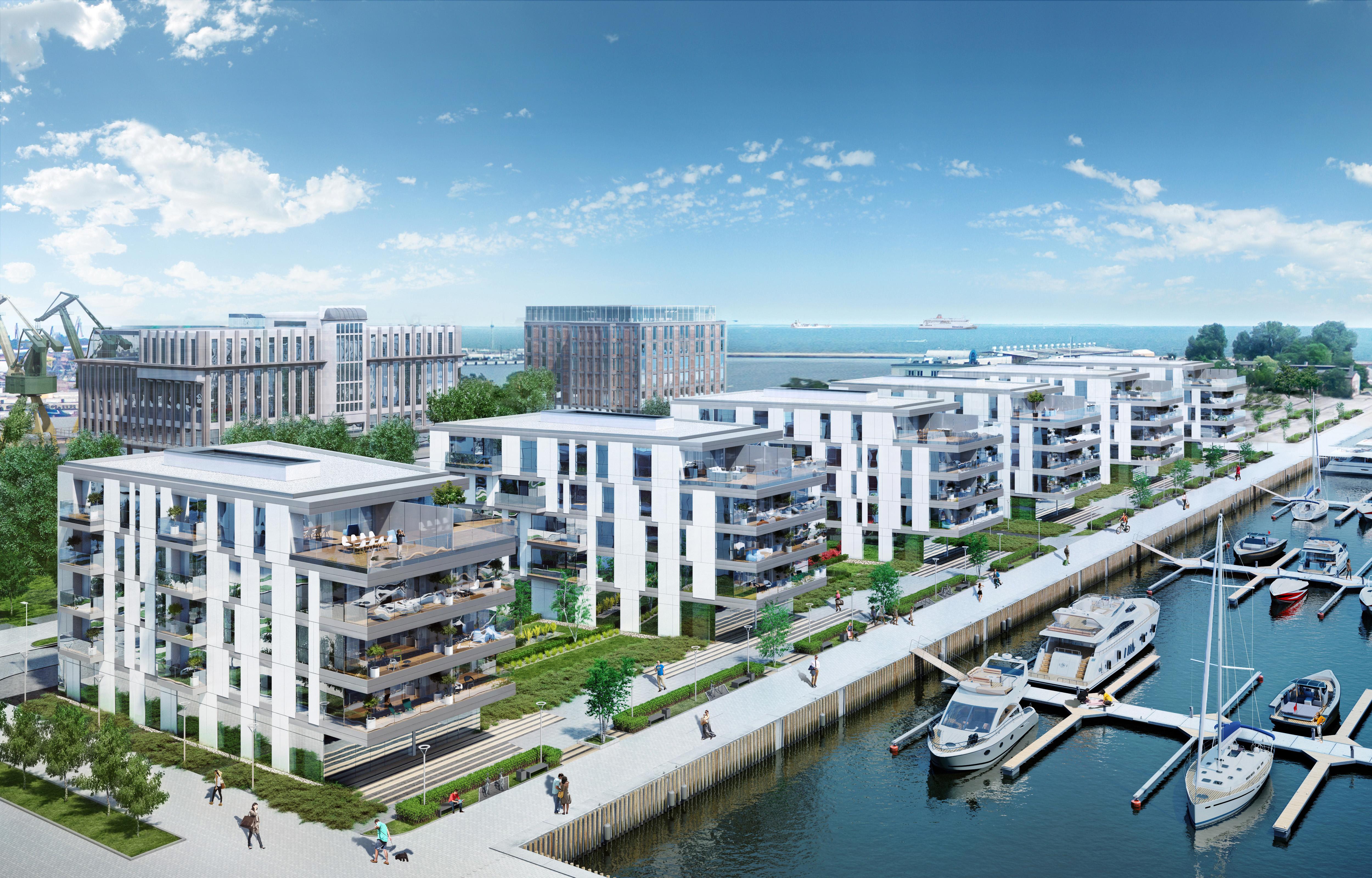 Apartament z widokiem na marinę w Gdyni