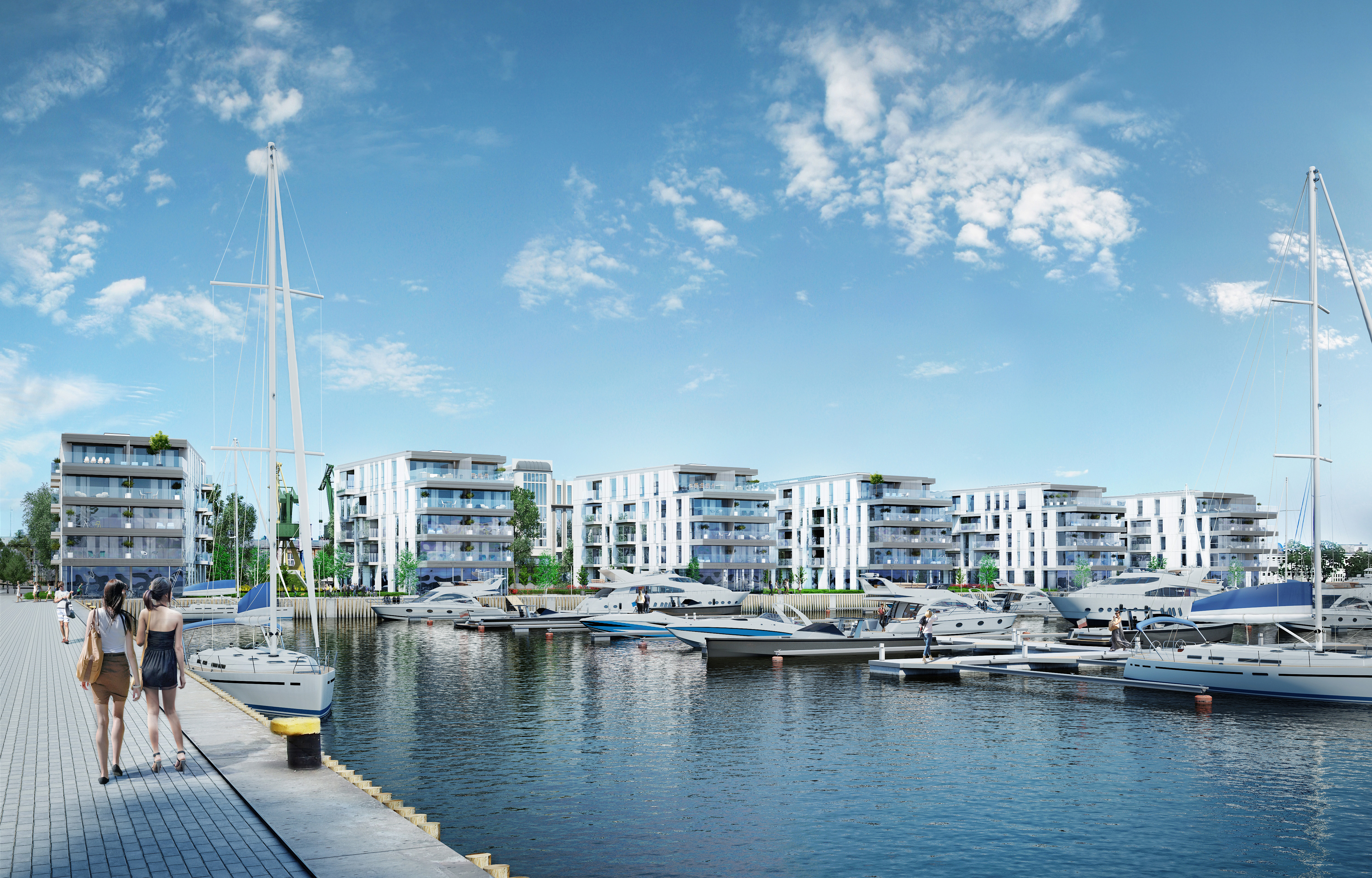Apartament z widokiem na marinę w Gdyni