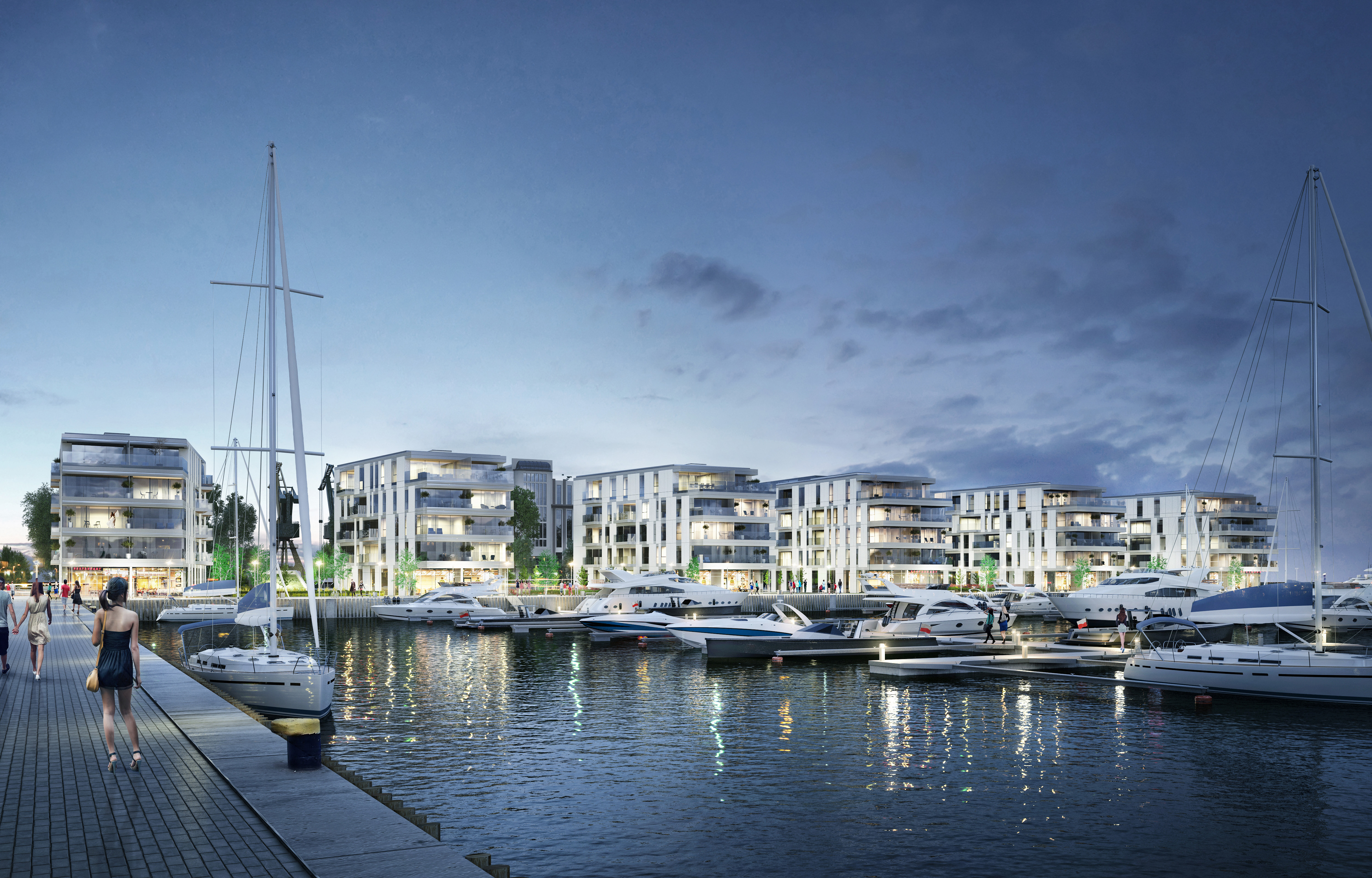 Apartament z widokiem na marinę w Gdyni