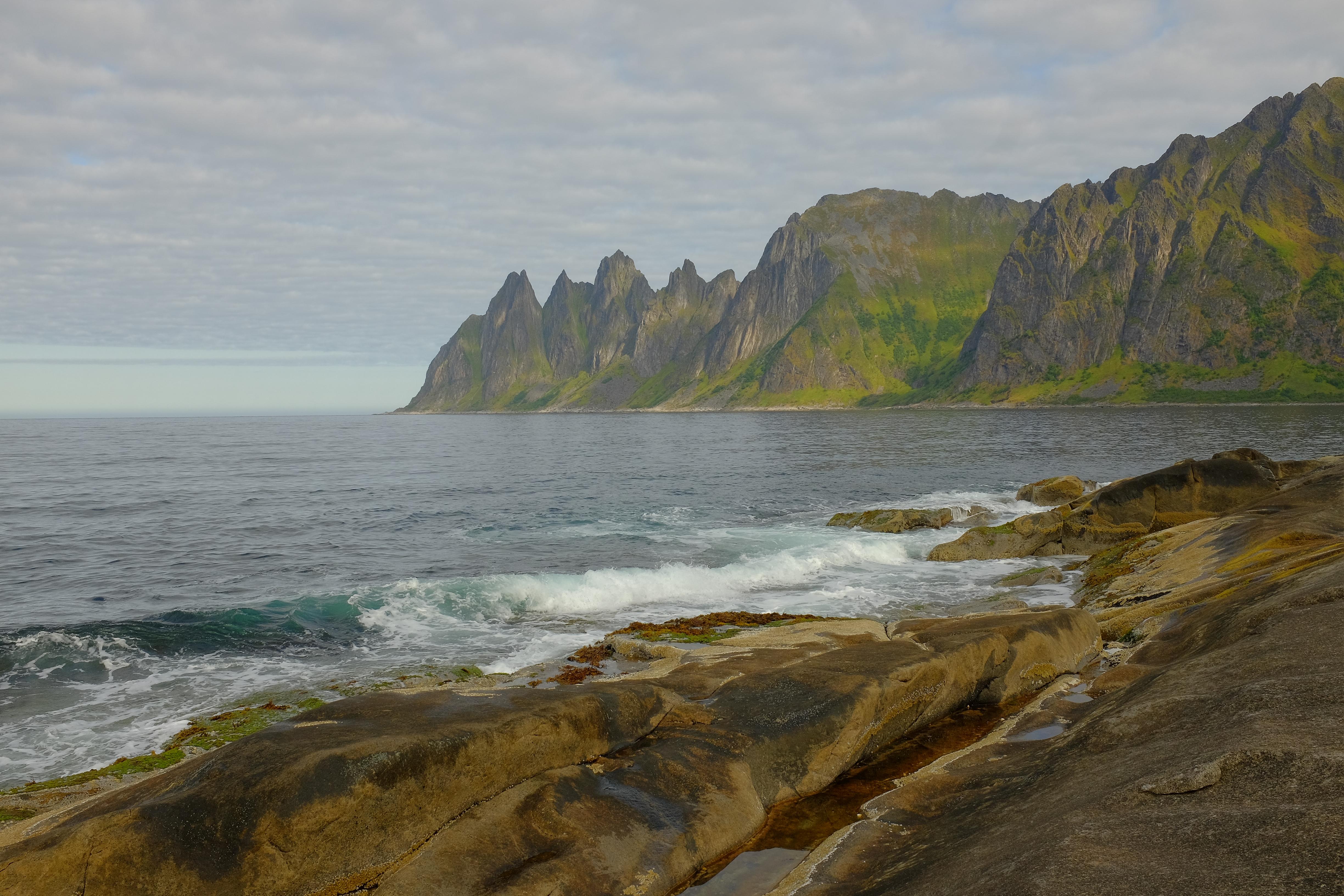 En la foto: playa de Ersfjord.