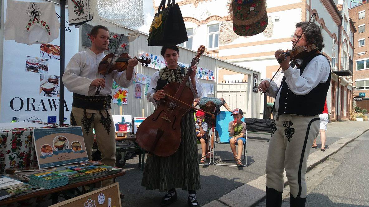 Na polskiej ulicy gościliśmy również górali ze Stowarzyszenia Przyjaciół Orawy