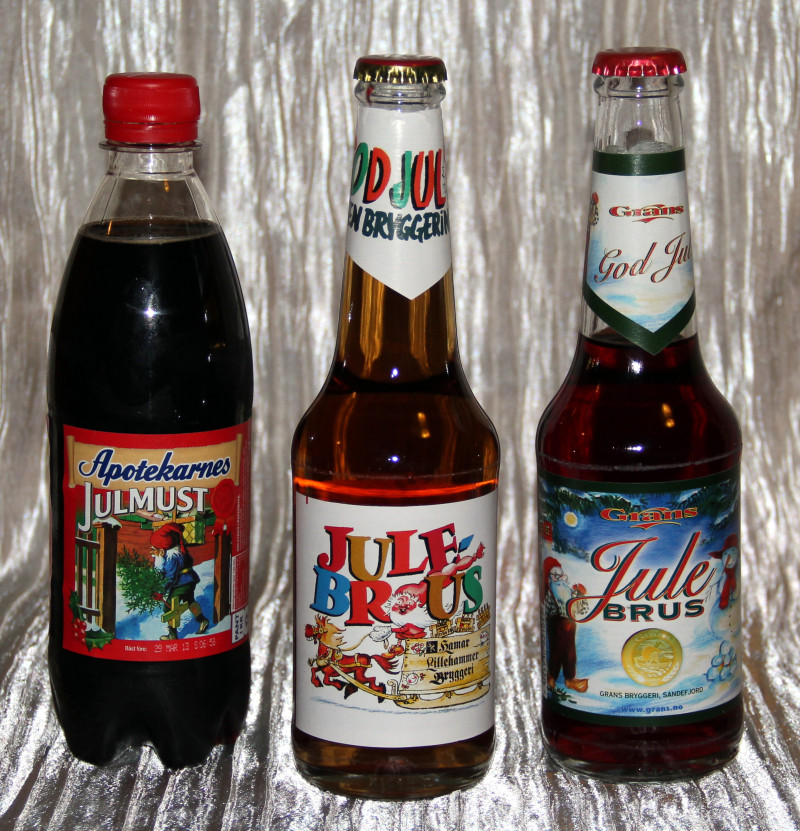 W Norwegii istnieje mnóstwo rodzajów świątecznego napoju: julebrus.