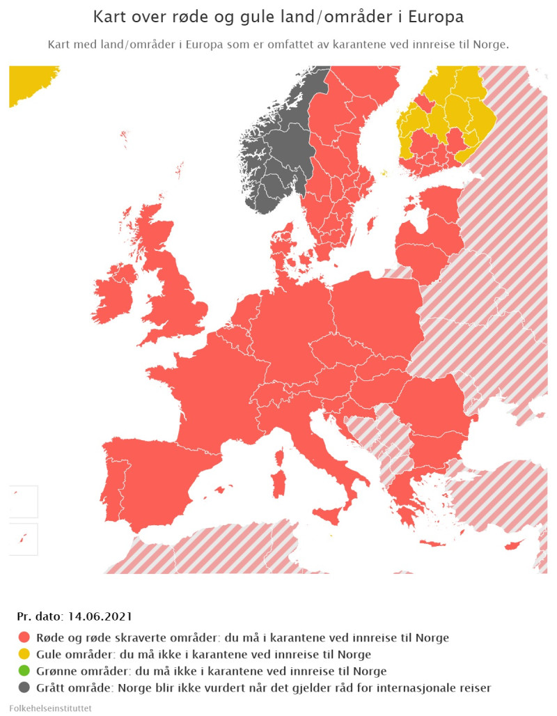 Instytut jeszcze nie zaktualizował mapy. Nadal widnieje wersja z 14 czerwca, aktualizacja nastąpi w poniedziałek 21 czerwca.
