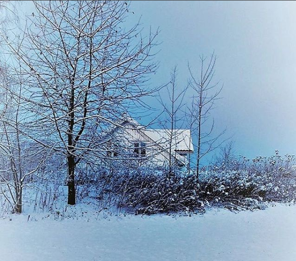 Zaśnieżone Drammen na instagramie @malgorzataio