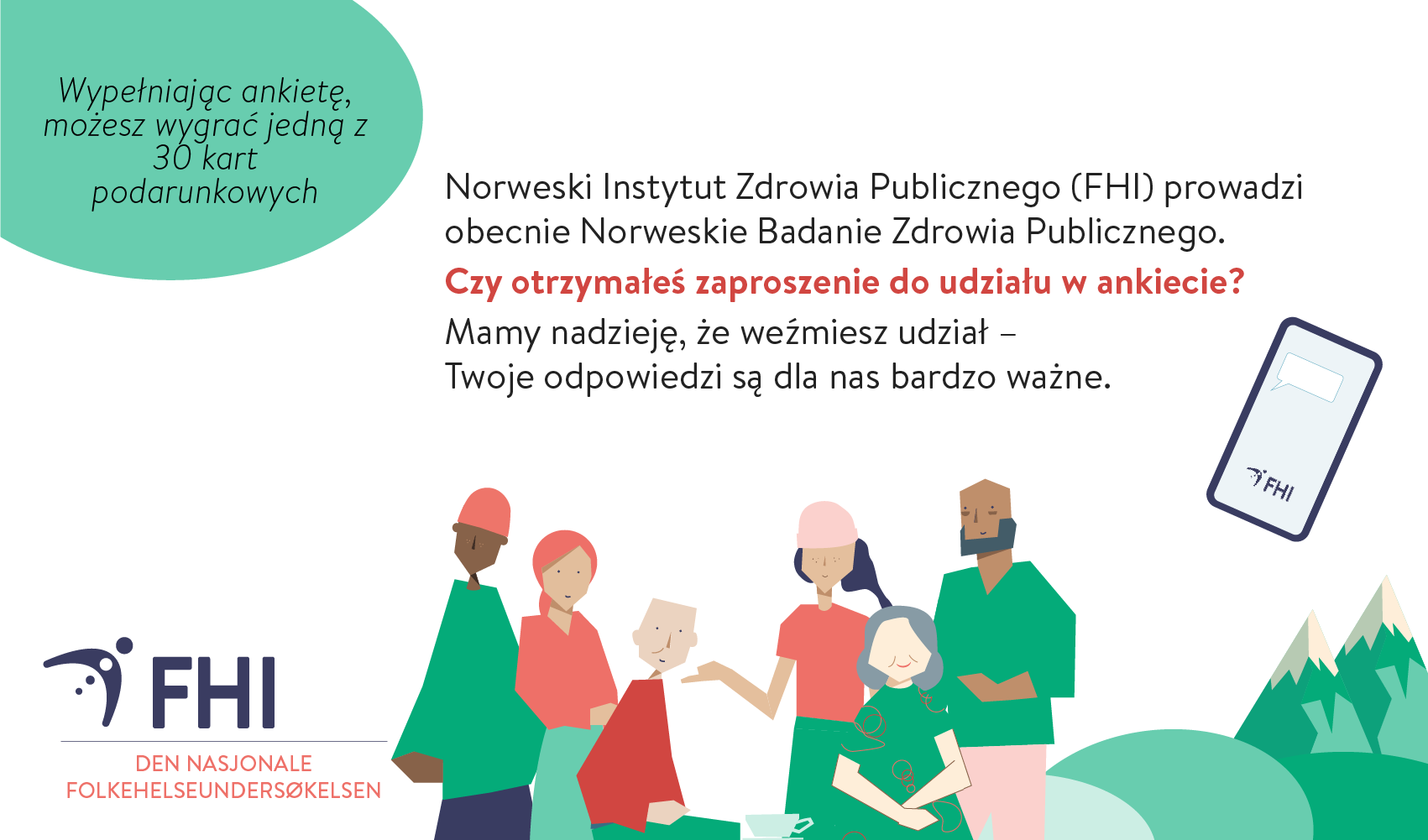 Badanie zdrowia publicznego w Norwegii dla FHI