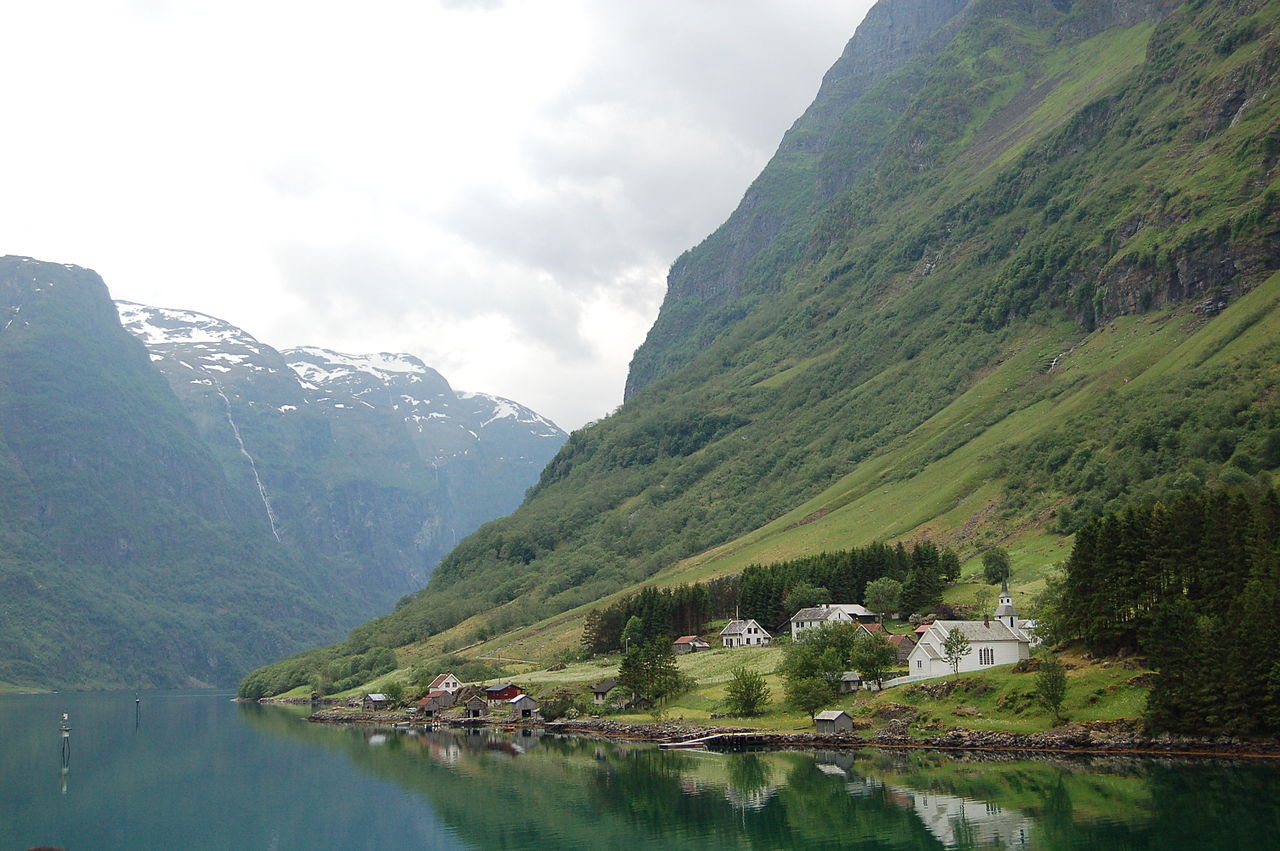 Widok na Nærøyfjorden