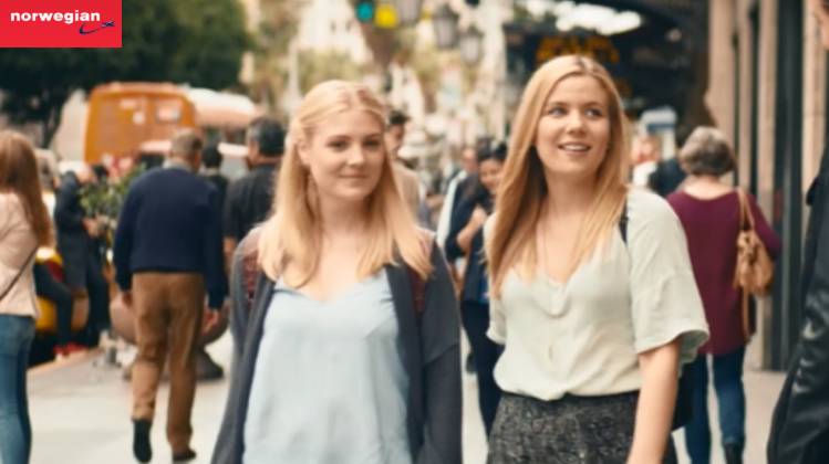 Aktorki w reklamie Norwegiana wzbudziły spore zainteresowanie norweskiej prasy