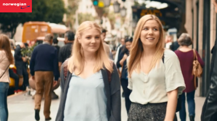 Aktorki w reklamie Norwegiana wzbudziły spore zainteresowanie norweskiej prasy