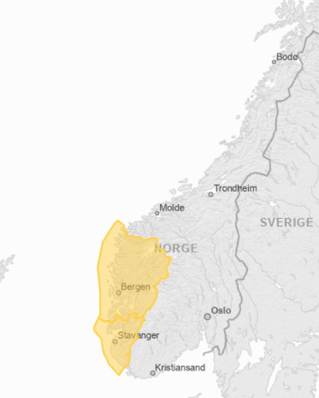 Na zdjęciu: obszar objęty alertem przeciwpożarowym drugiego stopnia.