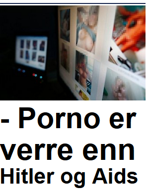 Porno jest gorsze niż Hitler i AIDS
