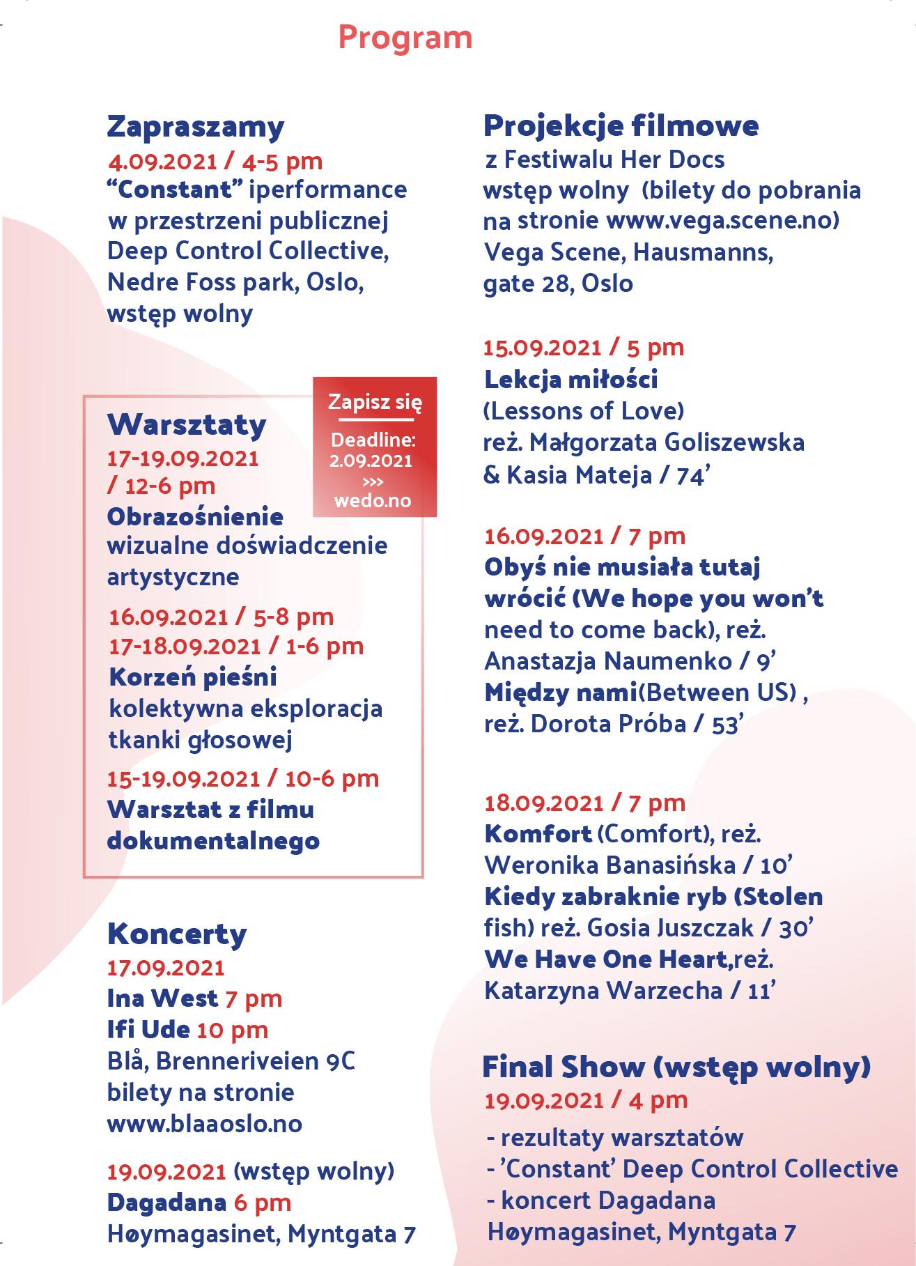 Program We Do Festival 2021.