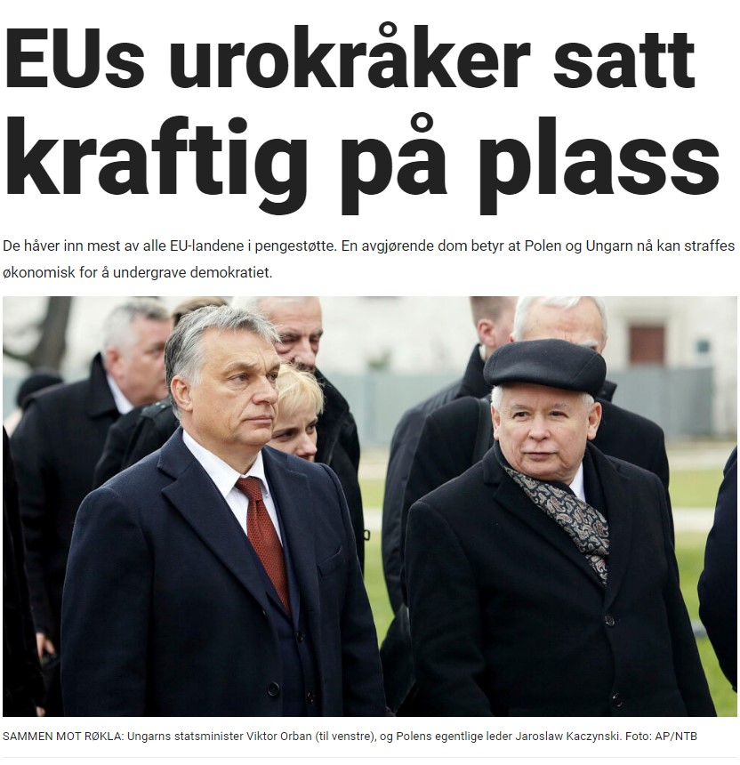 Nagłówek artykułu z 17 lutego. 