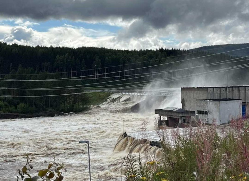 9 sierpnia woda zalała elektrownię Braskereidfoss