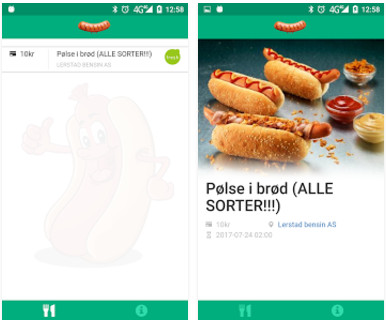 Widok aplikacji - zrzuty z ekranu.