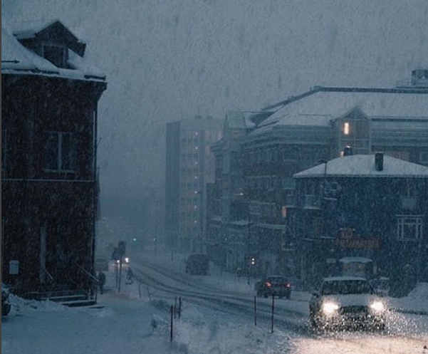 Zima w Narvik na instagramie @swedish.things