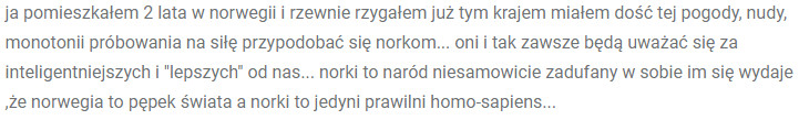 Komentarz z forum MN