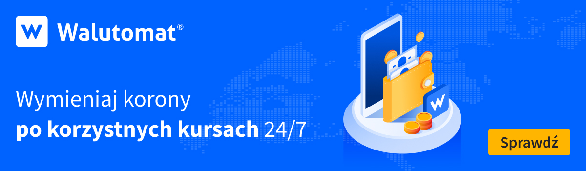 Wymieniaj korony po korzystnych kursach