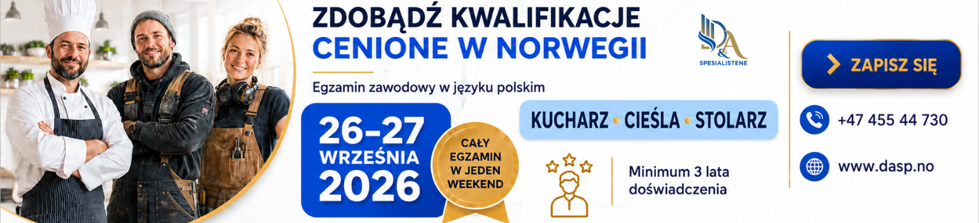Fagbrev w Norwegii po Polsku Fagbrev w Norwegii po Polsku